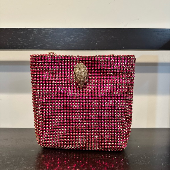 Kurt Geiger Mini Party Tote Fuchsia - Picture 3 of 10